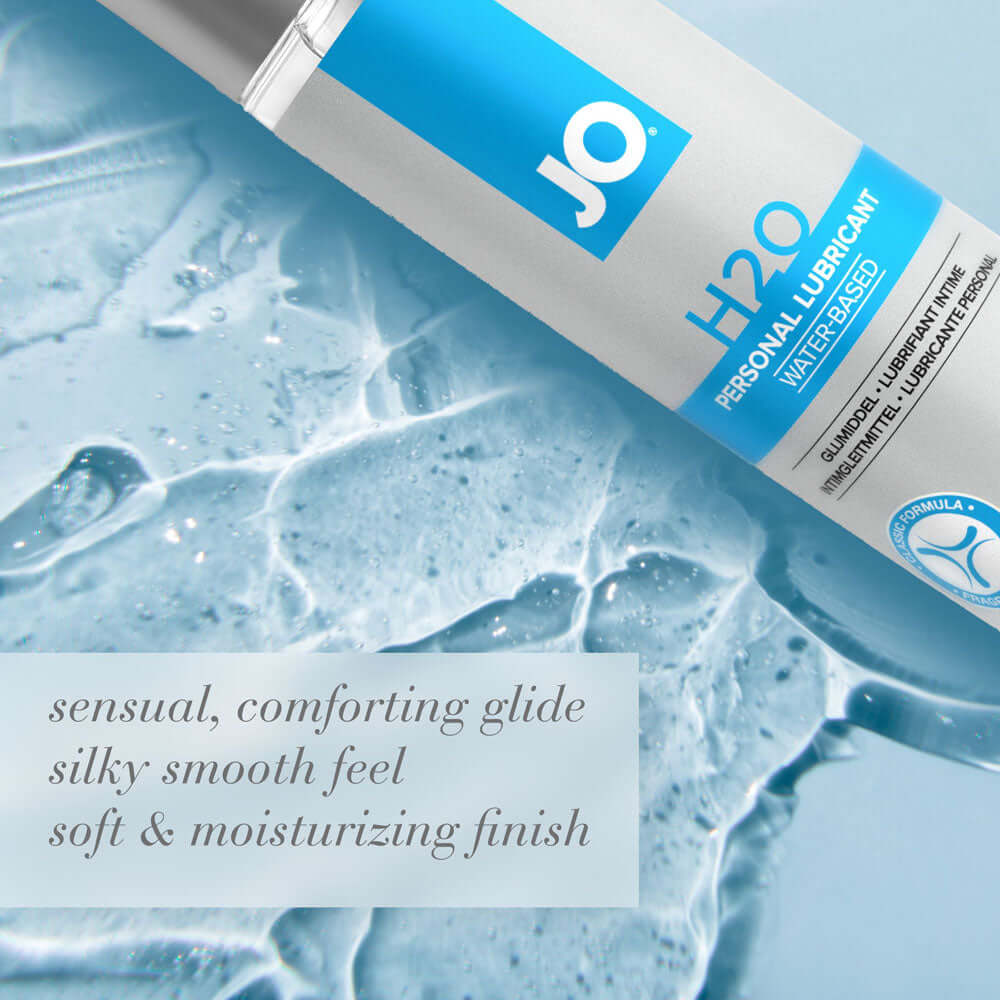 JO H2O Original Lube - 30 mL bottle, a water based intimacy lubricant for smooth and moisturizing pleasure.