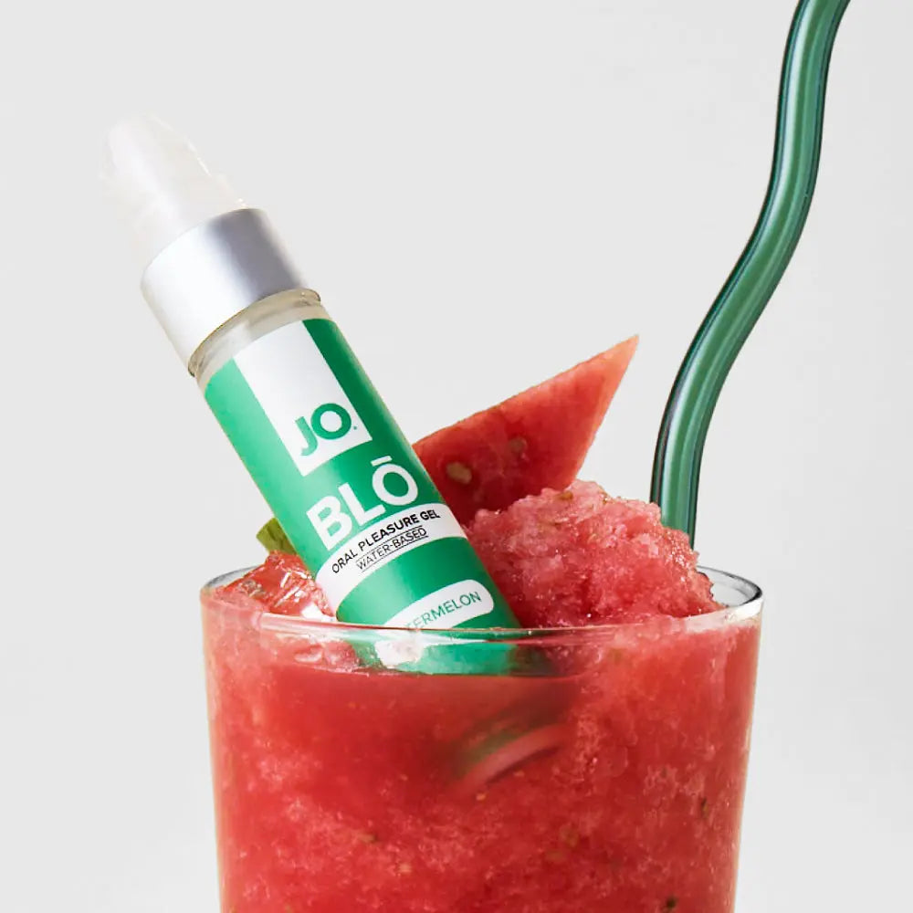 Affordable quality JO Blo Watermelon - Watermelon Flavoured Oral Pleasure Gel - 30 ml Bottle  from JO by Discreet Intimate Essentials with Discreet Delivery 
