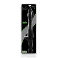 Phthalate free goose handle black product with a sturdy design and velvety smooth surface.