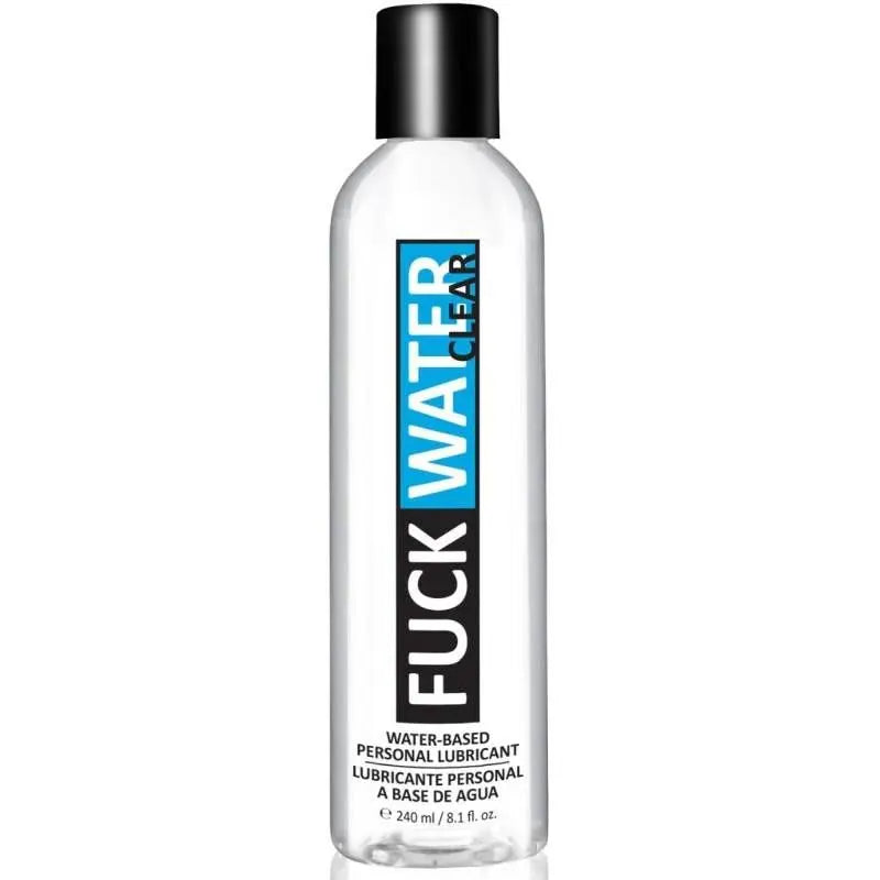 FuckWater 8oz/240ml Water Based Clear Lubricant FuckWater Discreet Intimate Essentials.