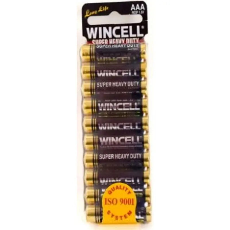 Wincell Super Heavy Duty AAA Shrink 10Pk Battery Wincell Discreet Intimate Essentials.
