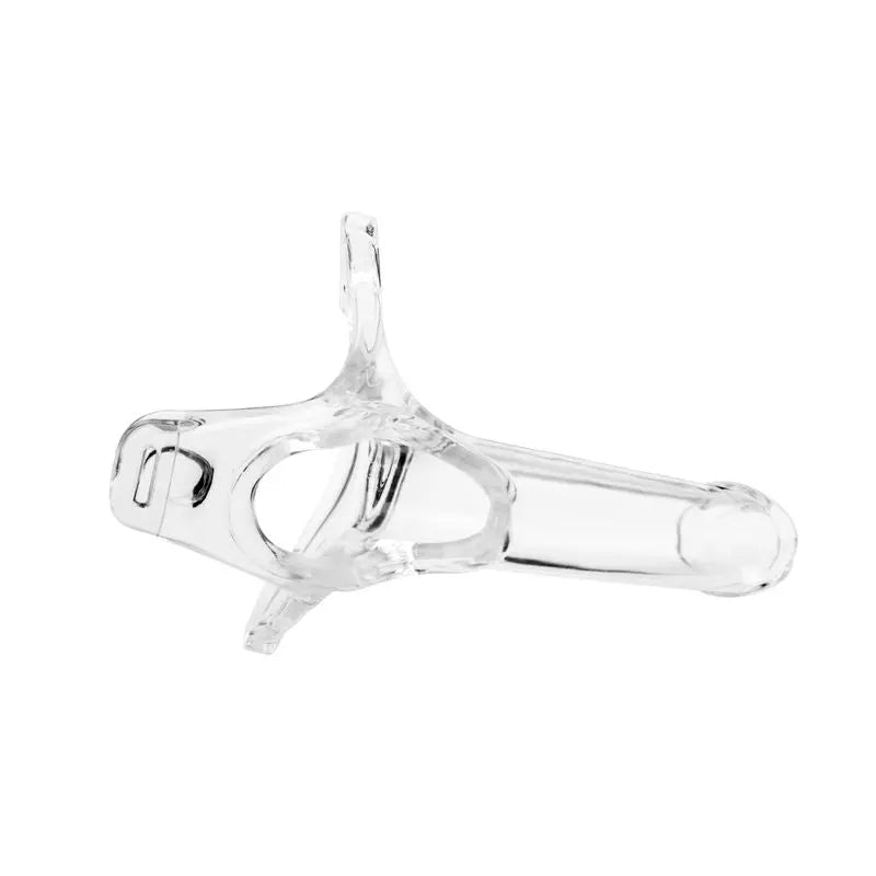 Zoro Knight 6in Hollow Shaft Clear Strap On PerfectFit Discreet Intimate Essentials.
