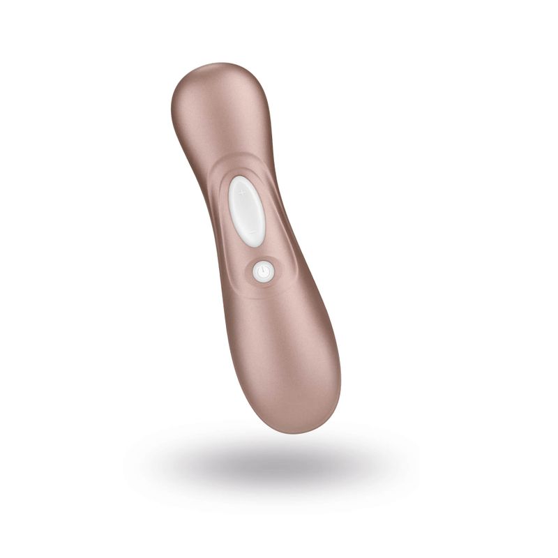Satisfyer Pro 2 G2 Air Pulse Clitoral Stimulator Rose Gold featuring pressure wave stimulation for explosive pleasure.