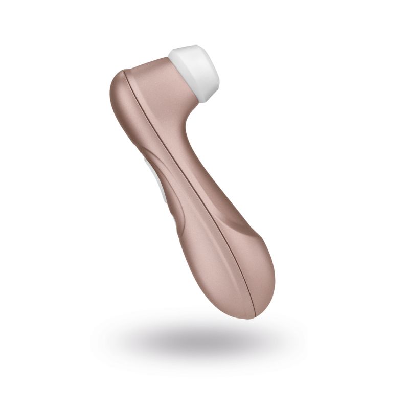 Satisfyer Pro 2 G2 Air Pulse Clitoral Stimulator Rose Gold, a clitoral stimulator with pressure wave stimulation.