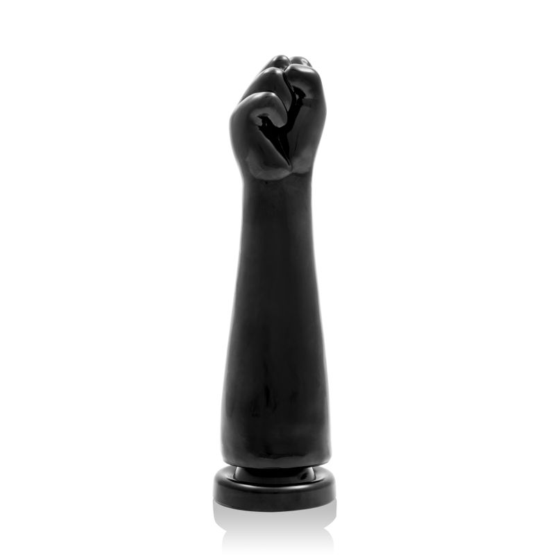 Rebel Exxtreme Pleasure Toy, a bold black fist-shaped pleasure toy designed for ultimate satisfaction.