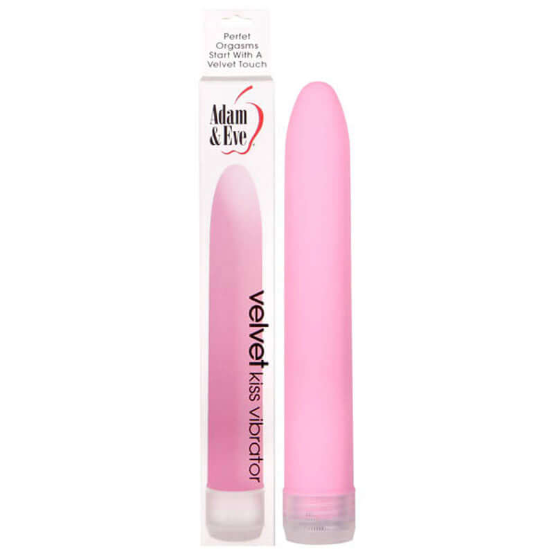 Adam & Eve Velvet Kiss Vibrator - beginner-friendly vibrator with a silky smooth design and multi-speed settings.