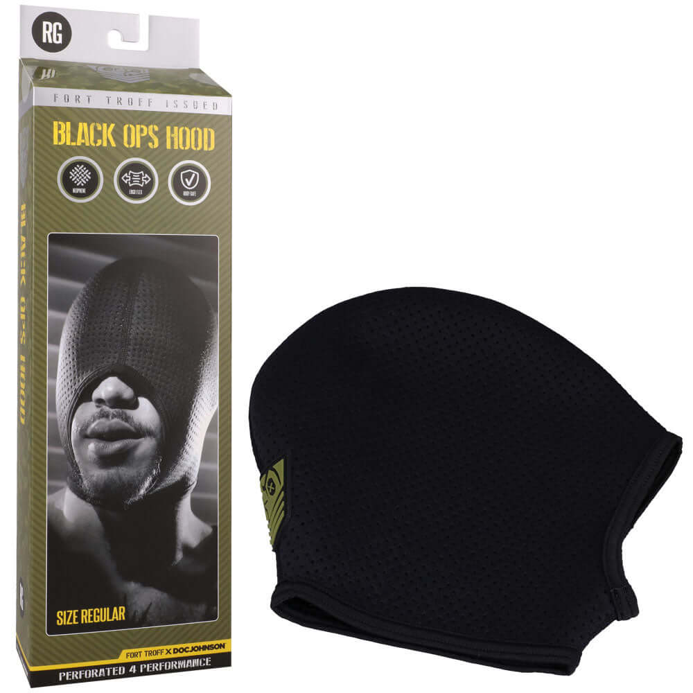 Fort Troff Ops Hood Regular - perforated neoprene performance hood for enhanced breathing and stealth.