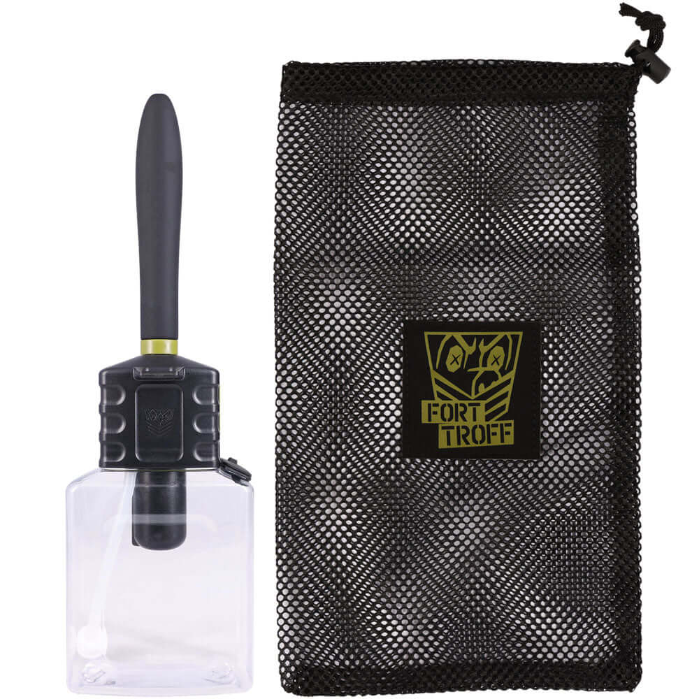 Fort Troff - Hydro-Pro - USB Rechargeable Auto Douche with silicone nozzle and storage pouch.