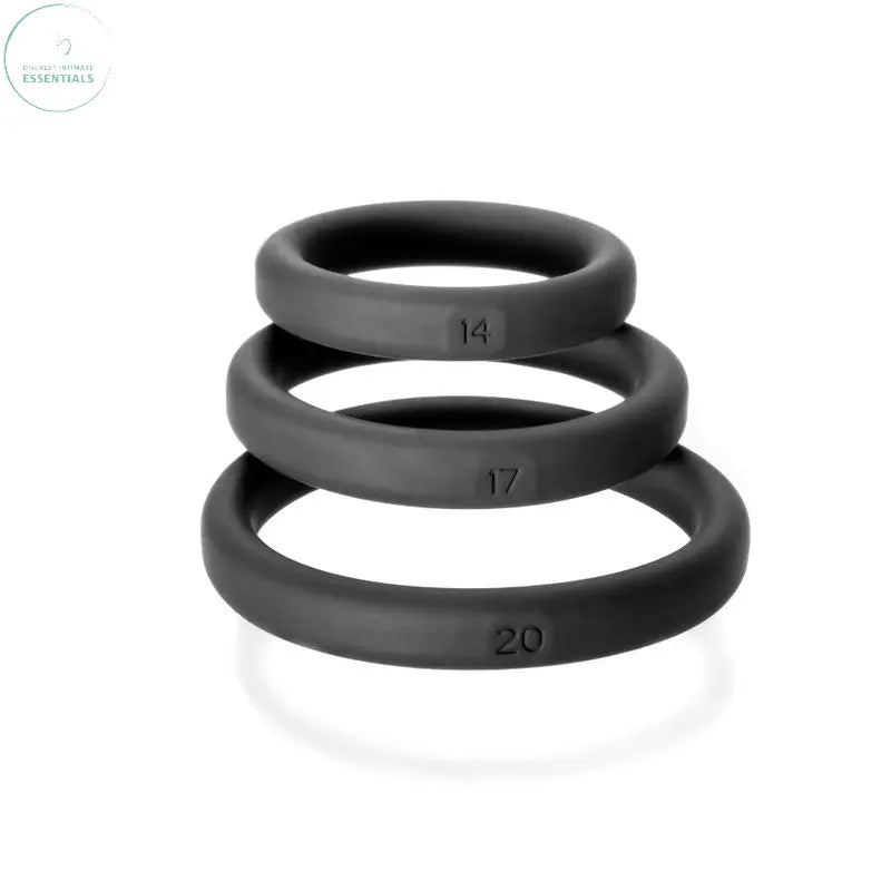 Affordable quality Xact-Fit Silicone Rings Mixed 3 Ring Kit  from PerfectFit by Discreet Intimate Essentials with Discreet Delivery 