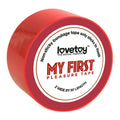 My First Non-Sticky Bondage Tape Red Lovetoy Discreet Intimate Essentials.