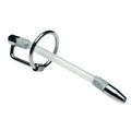 Inertia flexible cum-thru plug featuring stainless steel and silicone for comfort and flexibility during sensory play.