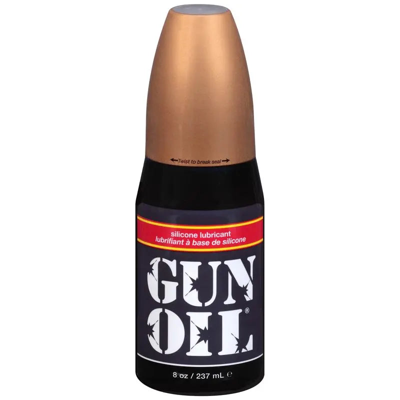 Gun Oil 8oz/240ml Flip Top Bottle Gun Oil Discreet Intimate Essentials.