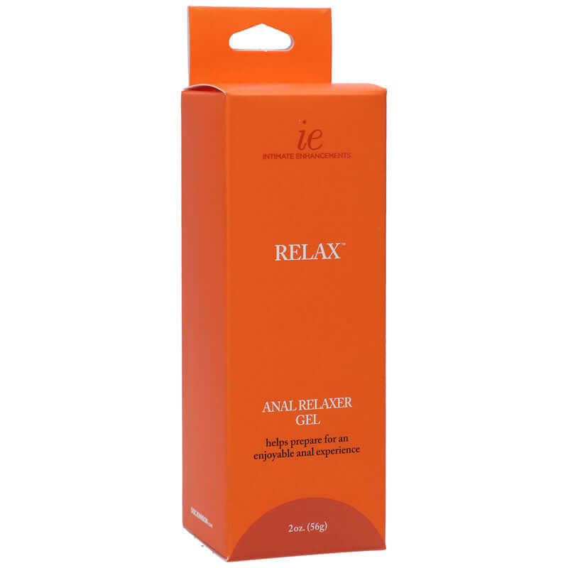 Relax Anal Relaxer Cream in a 56g tube, designed to enhance comfort for enjoyable anal experiences.