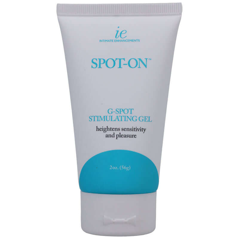 Spot-On G-Spot Stimulating Gel for Women in a 56 g tube for heightened sensitivity and pleasure.