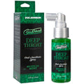 GoodHead Deep Throat Spray in Mystical Mint flavor, a throat desensitizer to enhance oral pleasure. 59 ml bottle.