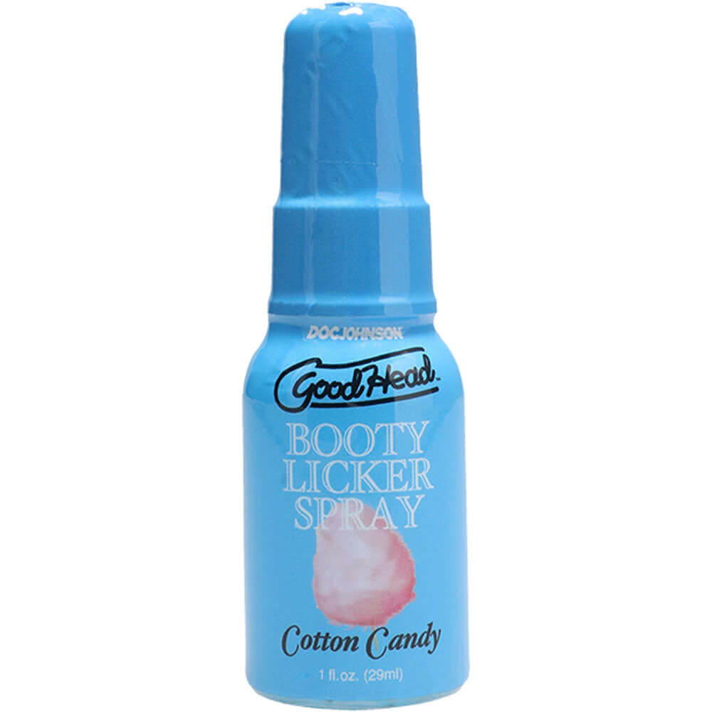 GoodHead Booty Licker Spray in cotton candy flavor, 29 ml bottle, perfect for enhancing pleasure with cotton candy booty spray.