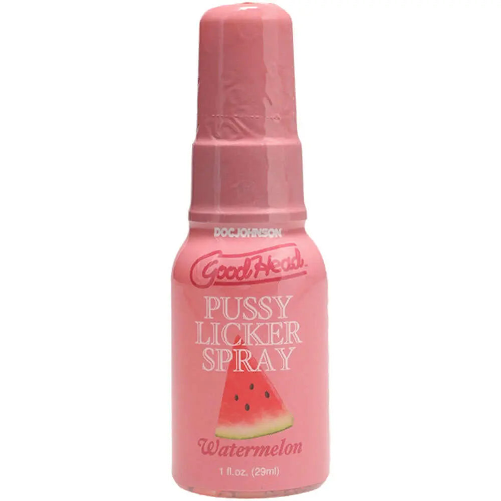 GoodHead Pussy Licker Spray - Watermelon - Watermelon Flavoured Spray - 29 ml Bottle Doc Johnson Discreet Intimate Essentials.