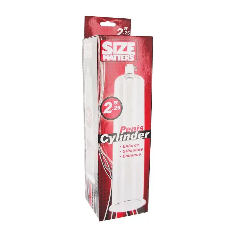 Penis Pumping Cylinder 2.25in Size Matters Discreet Intimate Essentials.