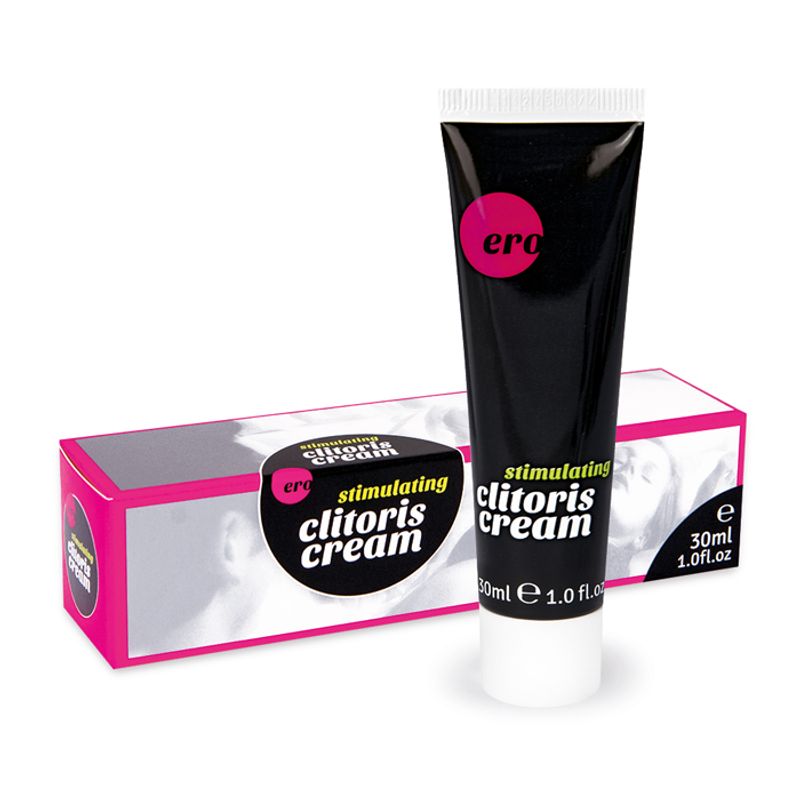 Stimulating Clitoris Cream 30ml - ero by HOT, enhancing pleasure with essential oils in a sleek tube.