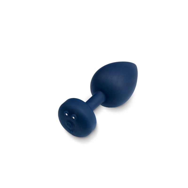 Gplug Large Ocean Blue rechargeable silicone anal plug perfect for pleasure seekers of all genders.
