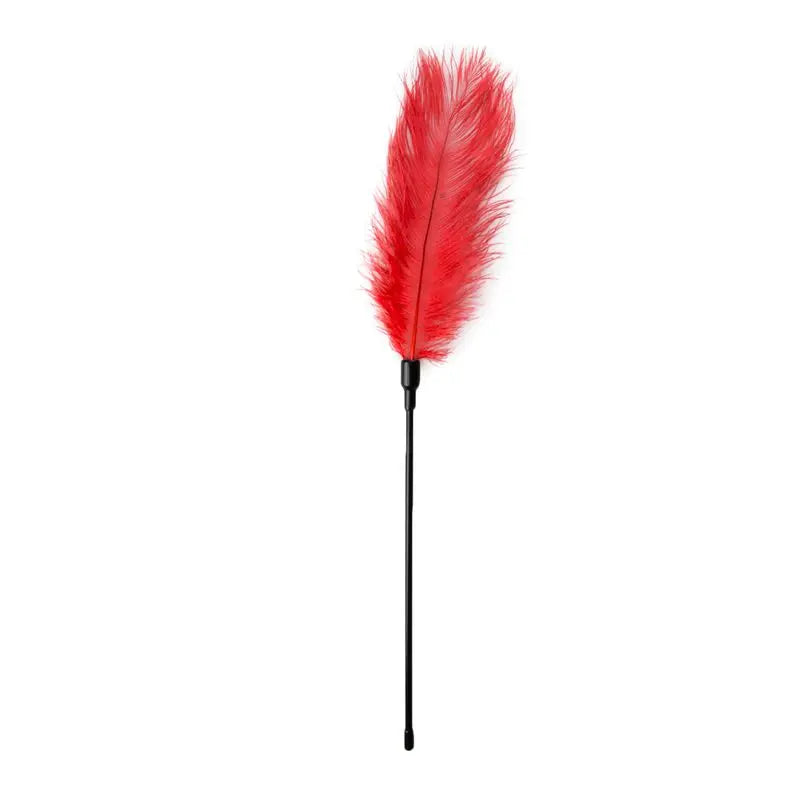 Feather Tickler Red Fetish Collection Discreet Intimate Essentials.