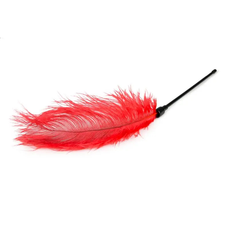 Feather Tickler Red Fetish Collection Discreet Intimate Essentials.
