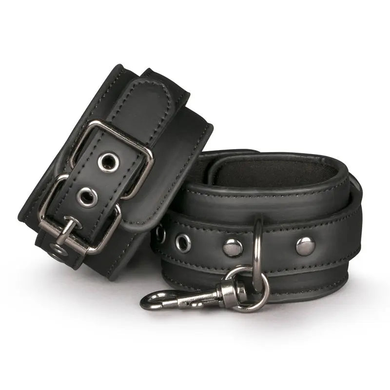 Handcuffs Black Fetish Collection Discreet Intimate Essentials.