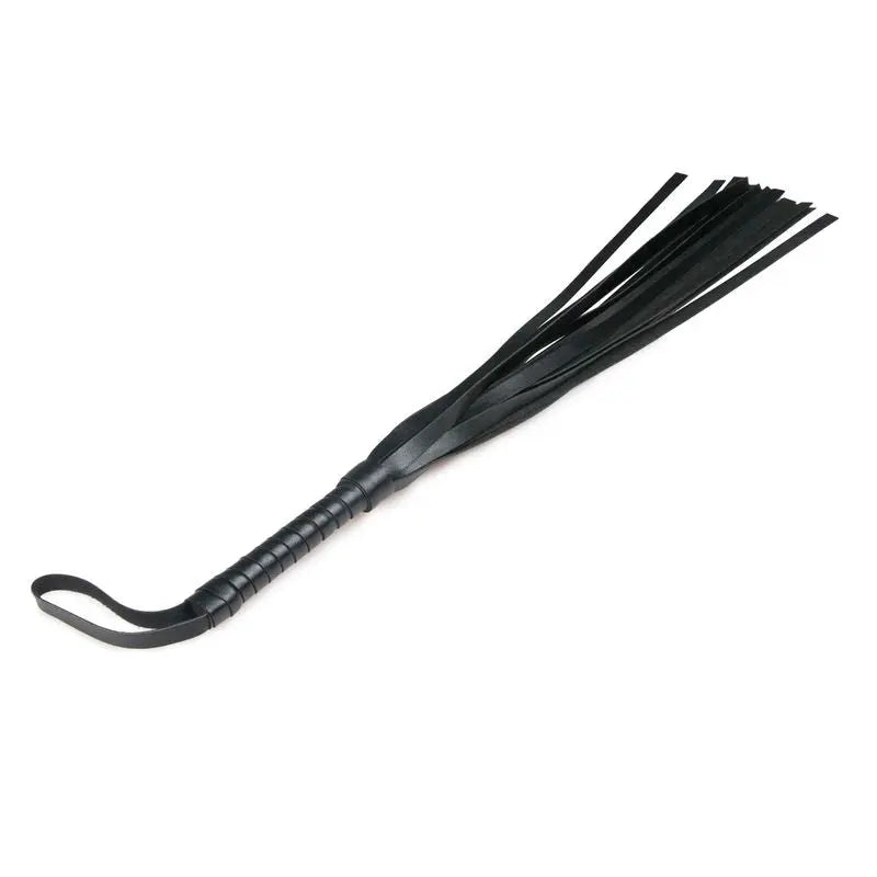 Flogger Whip Leather Fetish Collection Discreet Intimate Essentials.