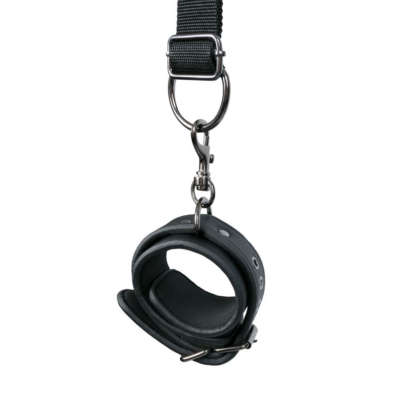 Over the Door Wrist Cuffs for beginners in bondage, easy to use with a secure fit.