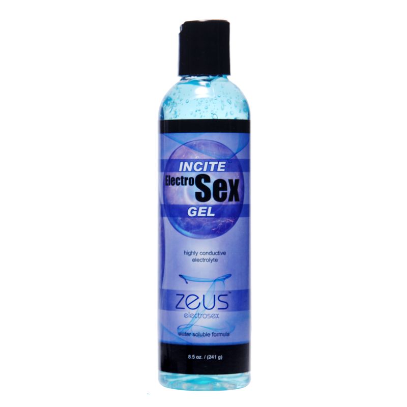 Zeus Incite Electrosex Gel 8.5oz/251ml for enhanced sensations with electrosex products.