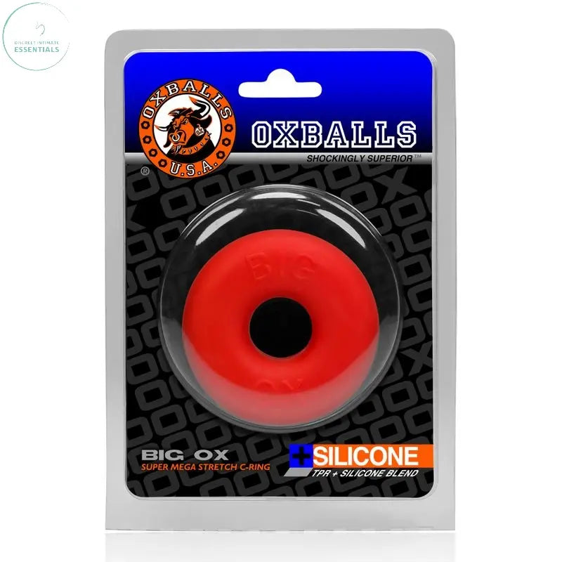 Affordable quality Big Ox Cockring Red Ice  from OxBalls by Discreet Intimate Essentials with Discreet Delivery 