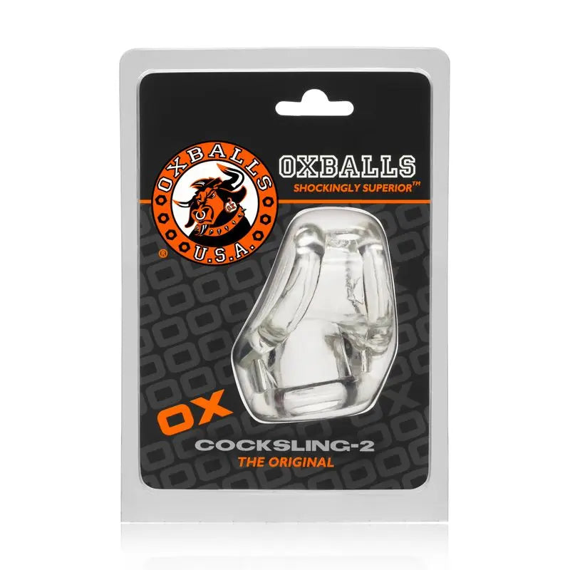 Cocksling 2 Clear OxBalls Discreet Intimate Essentials.