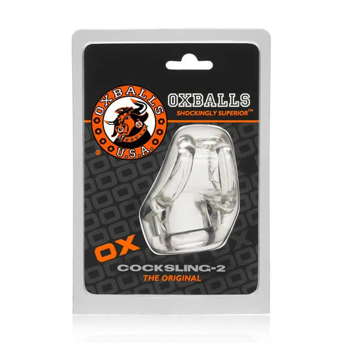 Cocksling 2 Clear OxBalls Discreet Intimate Essentials.