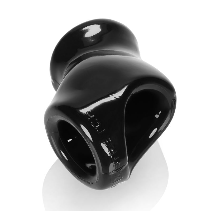 Unit X Stretch Cocksling Black, a sleek and stretchy cock and ball accessory for enhanced pleasure.