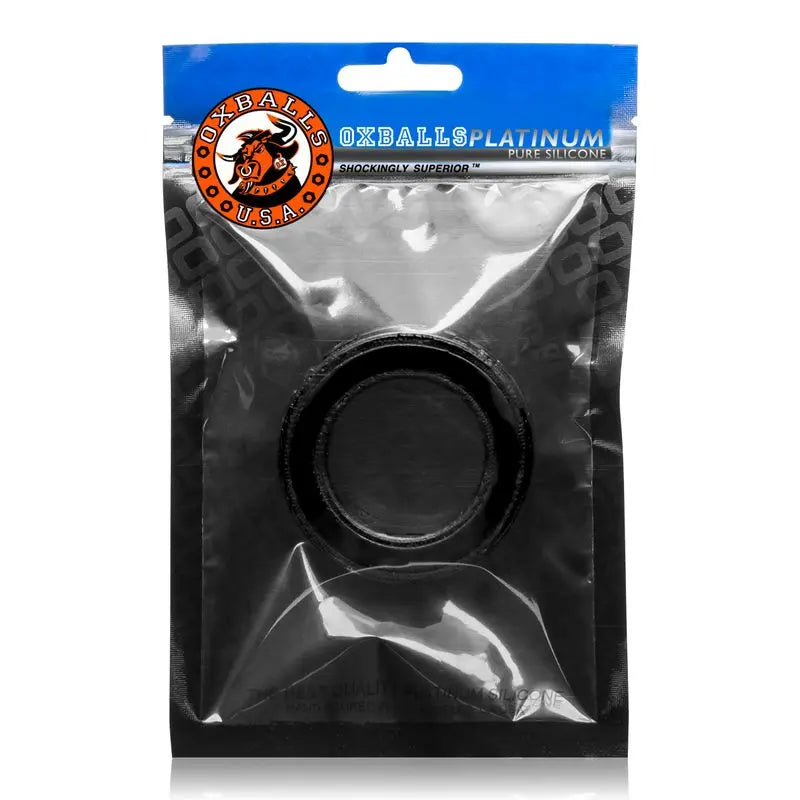 Pig Ring Cockring Black OxBalls Discreet Intimate Essentials.