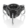 Affordable quality Slung Ballstretcher With 3 Carabiners Black  from OxBalls by Discreet Intimate Essentials with Discreet Delivery 