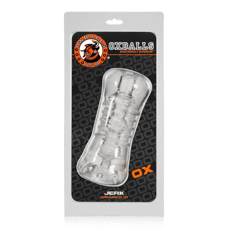 Jerk Masturbator Clear OxBalls Discreet Intimate Essentials.