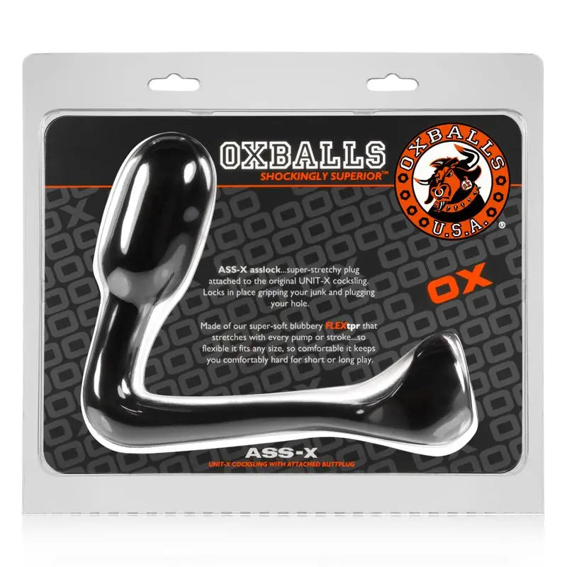 Ass X Asslock Black OxBalls Discreet Intimate Essentials.