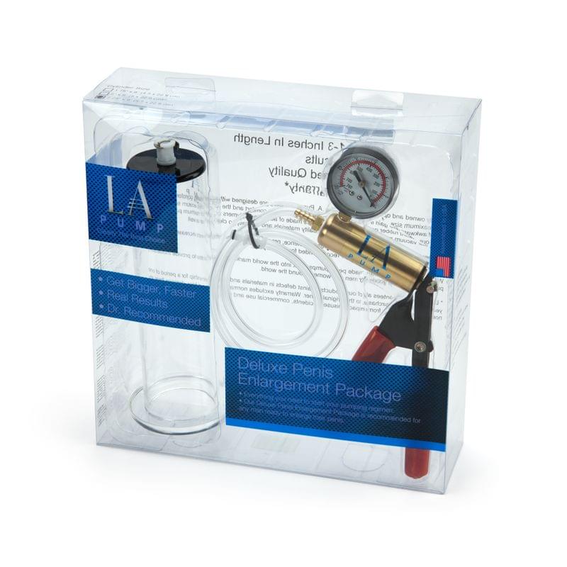 Deluxe Penis Enlargement Package 1.75in by LA Pump from Discreet Intimate Essentials for  Adult Toys, quality products at discount affordable prices.