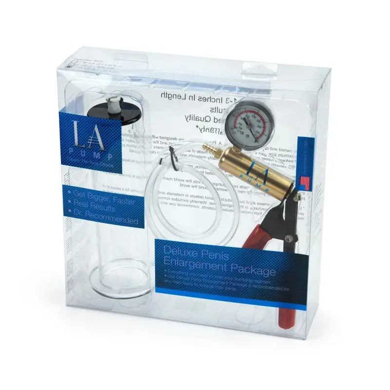 Deluxe Penis Enlargement Package 2.25in LA Pump Discreet Intimate Essentials.