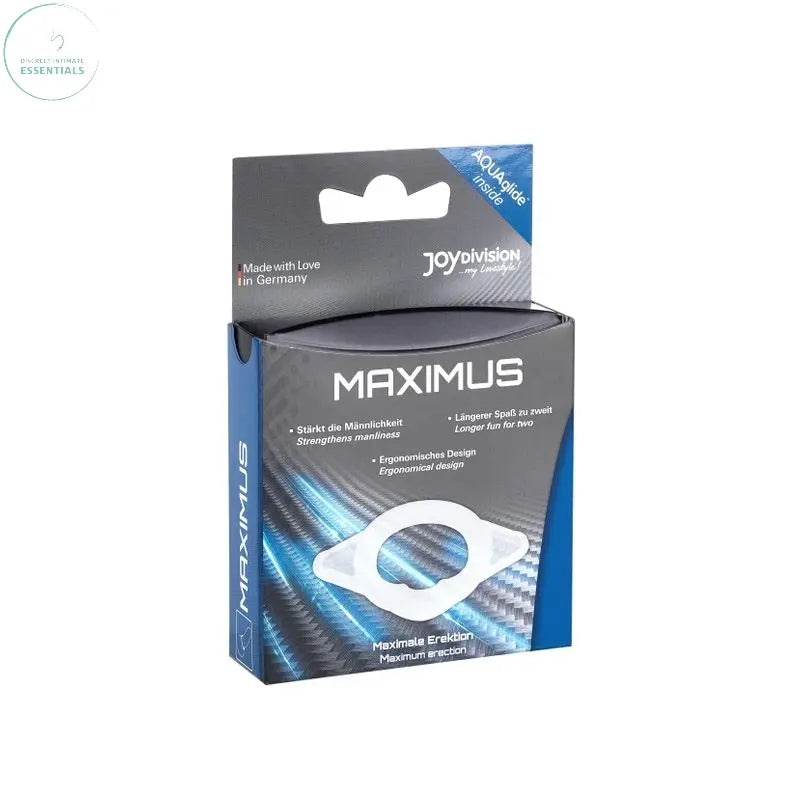 Affordable quality MAXIMUS Penis Ring Medium  from JOYDIVISION by Discreet Intimate Essentials with Discreet Delivery 
