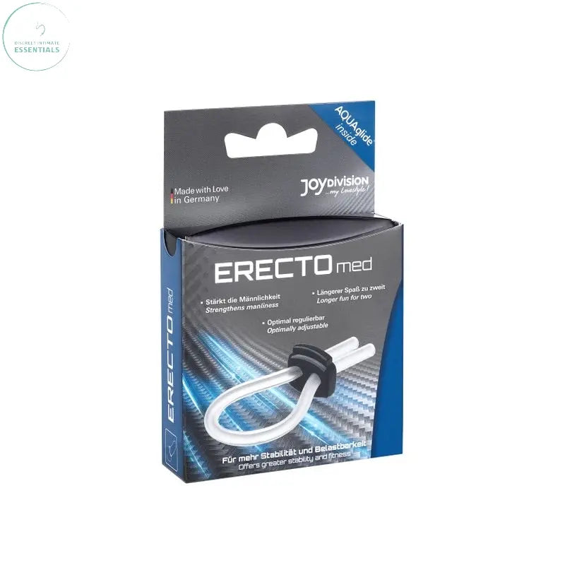 Affordable quality ERECTOmed Adjustable Cock Ring Clear  from JOYDIVISION by Discreet Intimate Essentials with Discreet Delivery 
