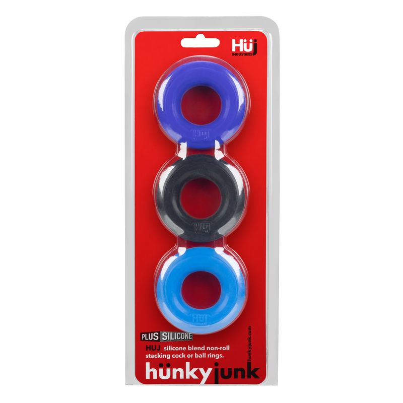 Affordable quality HUJ3 C-RING 3 Pc by Hunkyjunk  from Hunkyjunk by Discreet Intimate Essentials with Discreet Delivery 