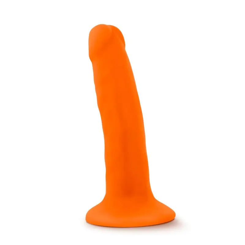 Neo Dual Density Cock 6in Neon Orange Neo Discreet Intimate Essentials.
