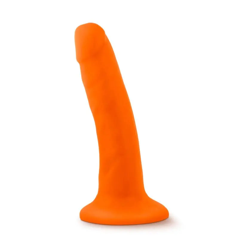 Neo Dual Density Cock 6in Neon Orange Neo Discreet Intimate Essentials.