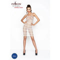 Dress Translucent Mesh White BS033 Passion Lingerie Discreet Intimate Essentials.