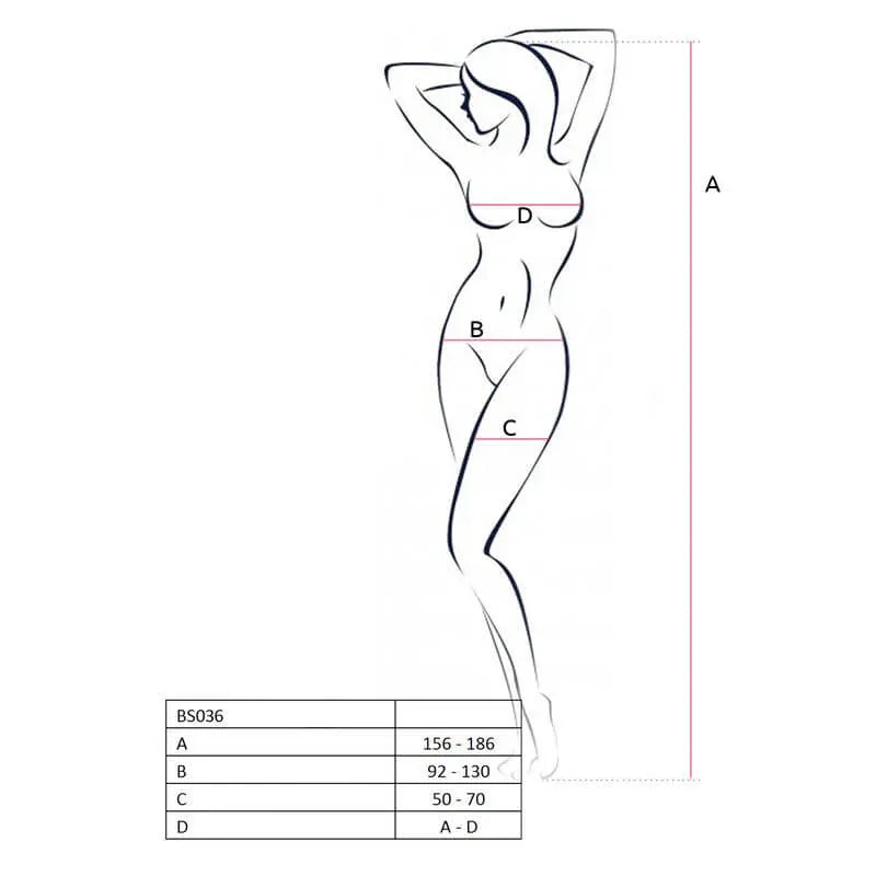 Bodysuit BS036 Red Passion Lingerie Discreet Intimate Essentials.