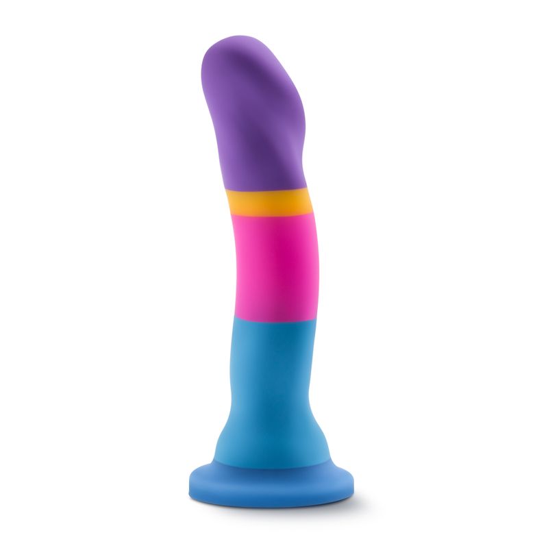 Avant D1 Hot n Cool Silicone Dildo in vibrant colors for intimate essentials for her.