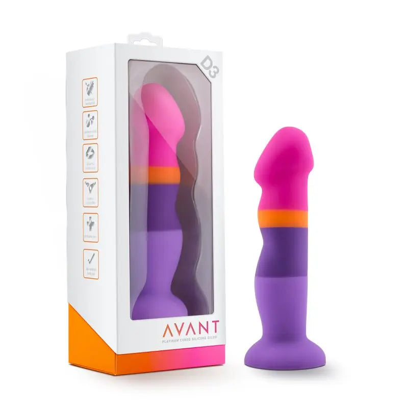 Avant D3 Summer Fling Silicone Dildo Avant Discreet Intimate Essentials.