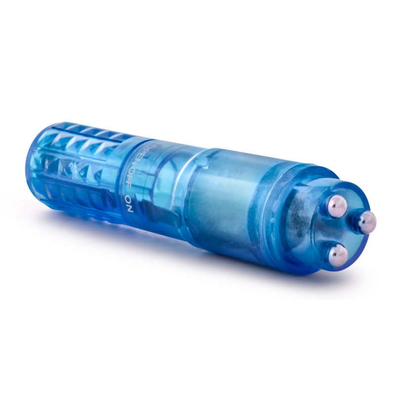 Powerful vibrating rocker in blue, featuring a waterproof design and deeper vibrations for ultimate pleasure.